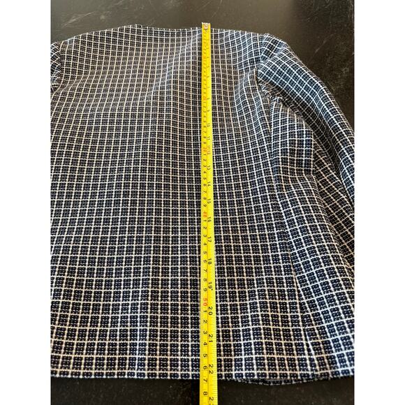 Vintage 80's union made  ACT III navy and white tweed blazer EUC size 10 - Picture 11 of 11